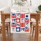 4th of July Table Runner Bowknot Stars Plaid 13x72 Inch Memorial Day Independence Day Patriotic Kitchen Table Decoration for Home